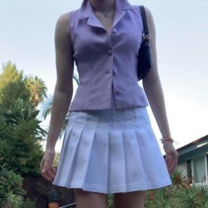 vintage 90s rebook tennis skirt
